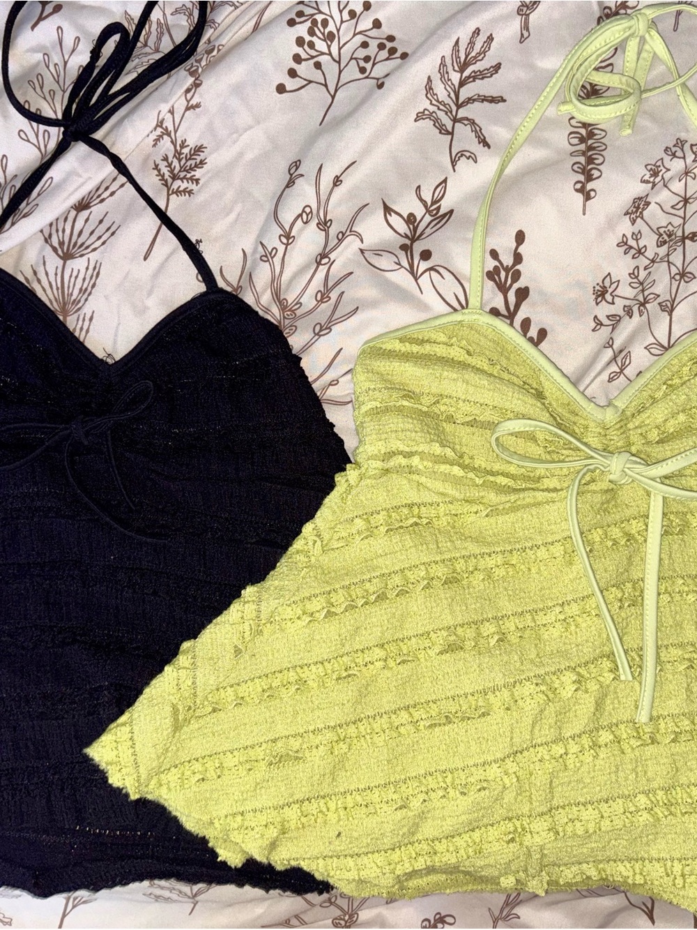 Tie-Front Halter Cami’s